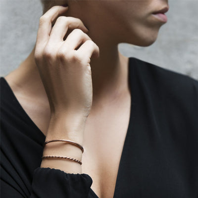 Kupfer Charm Armreifen