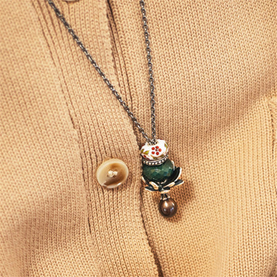 Blütenhauch Glas Charm