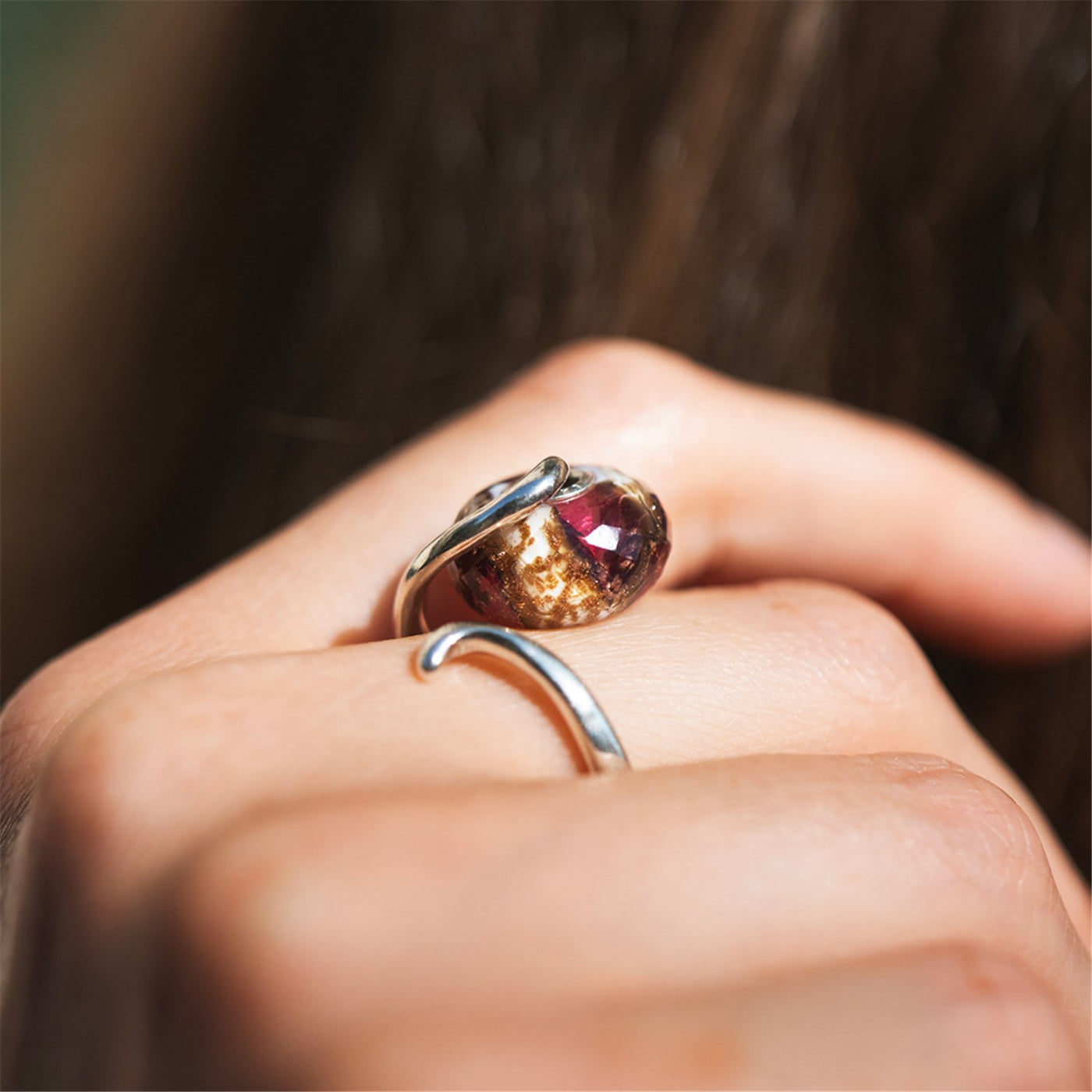 Granatapfelglück Glas Charm