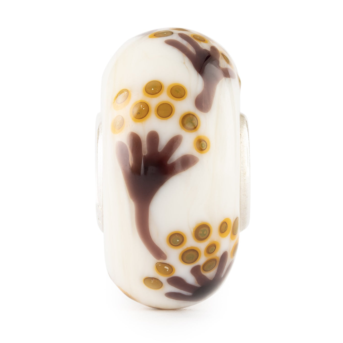 Goldene Funken Glas Charm