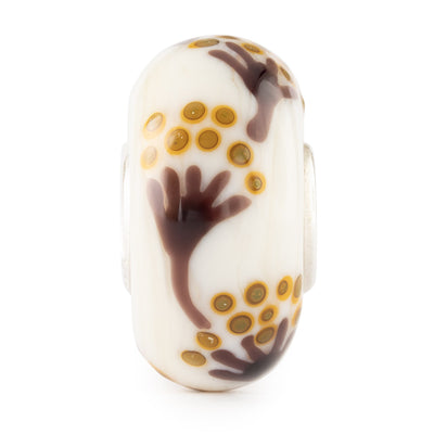 Goldene Funken Glas Charm