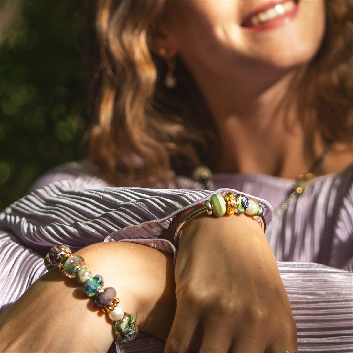 Leuchtende Verbindungen Connector, 18K vergoldet TGPBE-30002