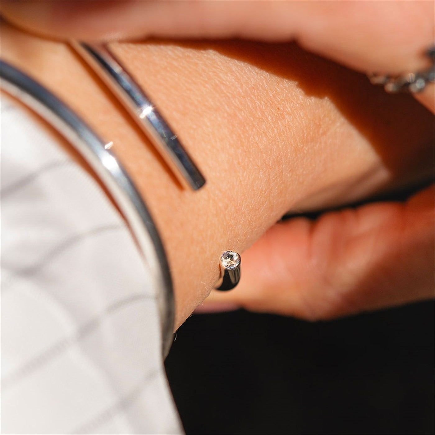 Labradorit Power Armreifen