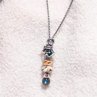 Warm ums Herz Glas Charm