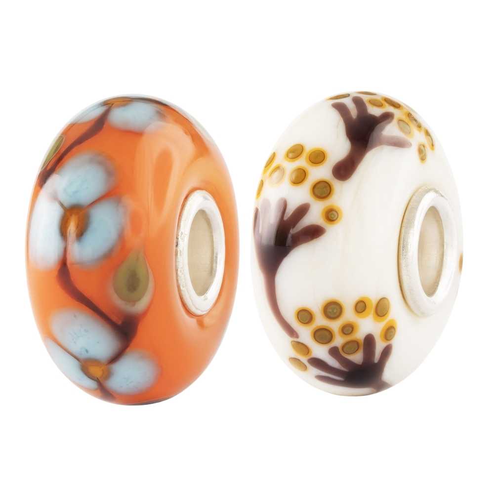 Blüten und Funken Charm Duo