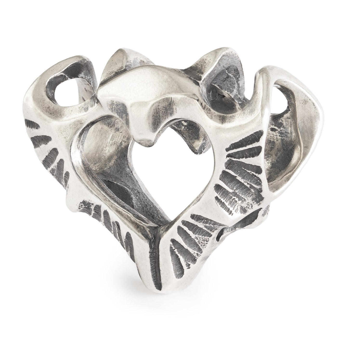 Heart B(e)at Silber Charm