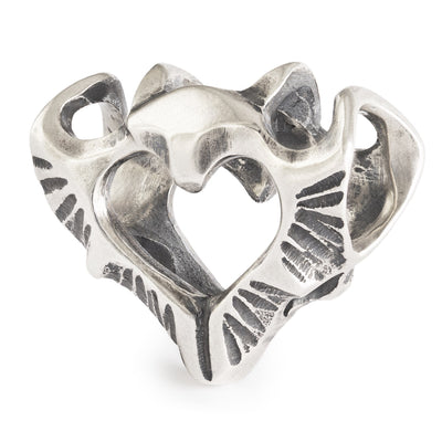 Heart B(e)at Silber Charm