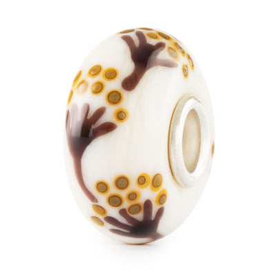 Goldene Funken Glas Charm