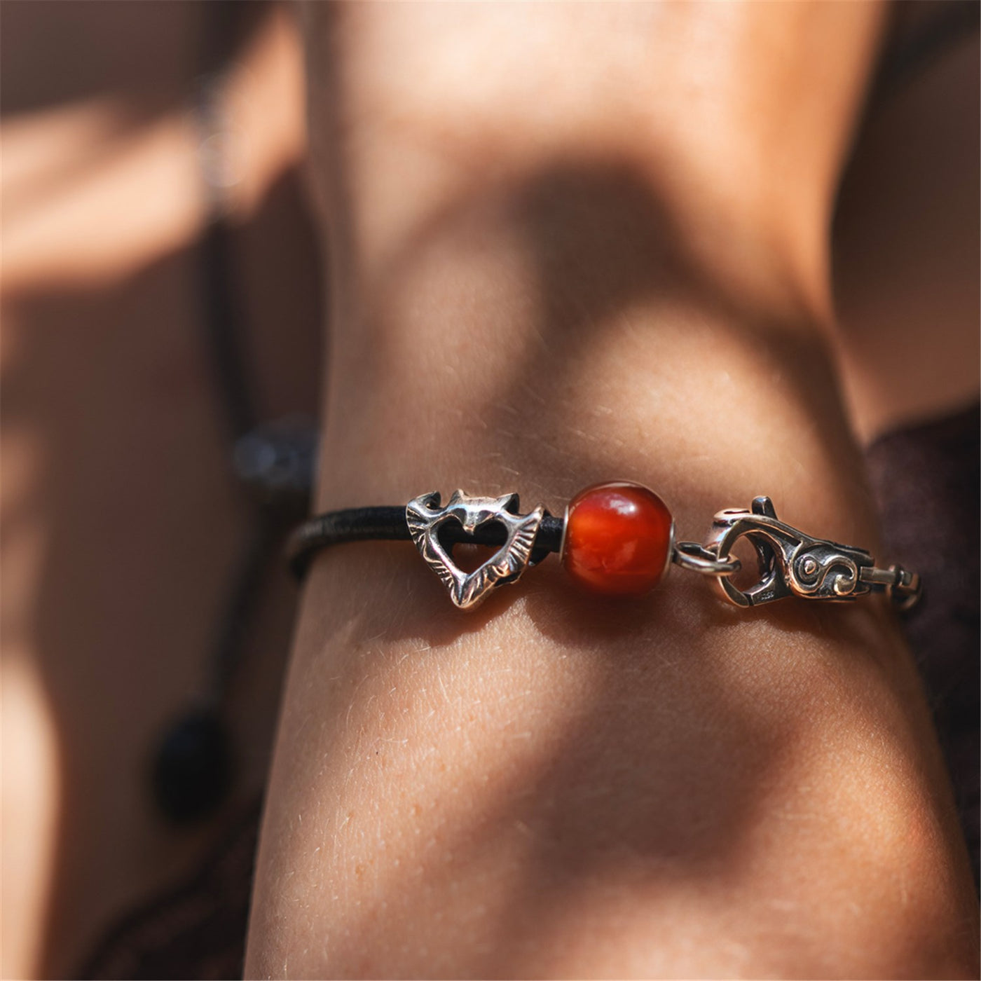 Heart B(e)at Silber Charm