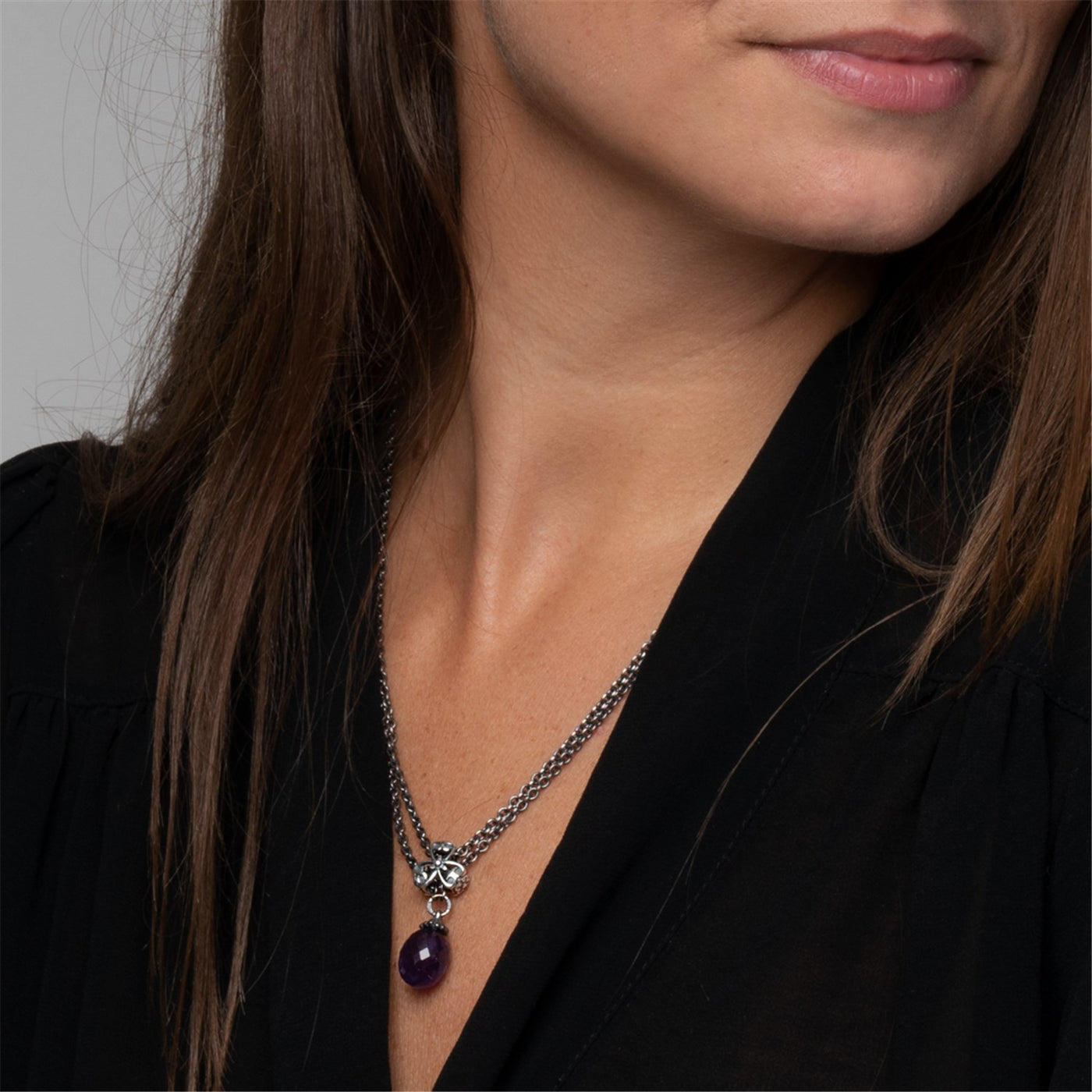 Fantasy Kette mit Amethyst