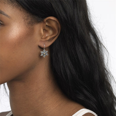 Schneesterne Ohrringe Anhänger