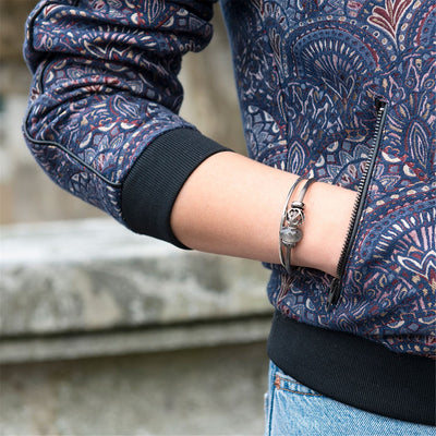 Stern Armreifen Silber