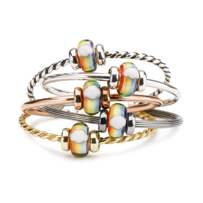 Gemeinsam zusammen Glas Charm