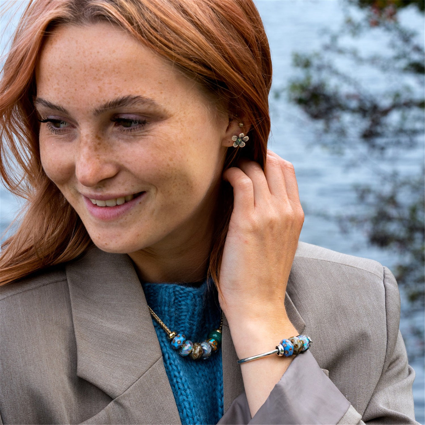 Goldtupfen in Karamell