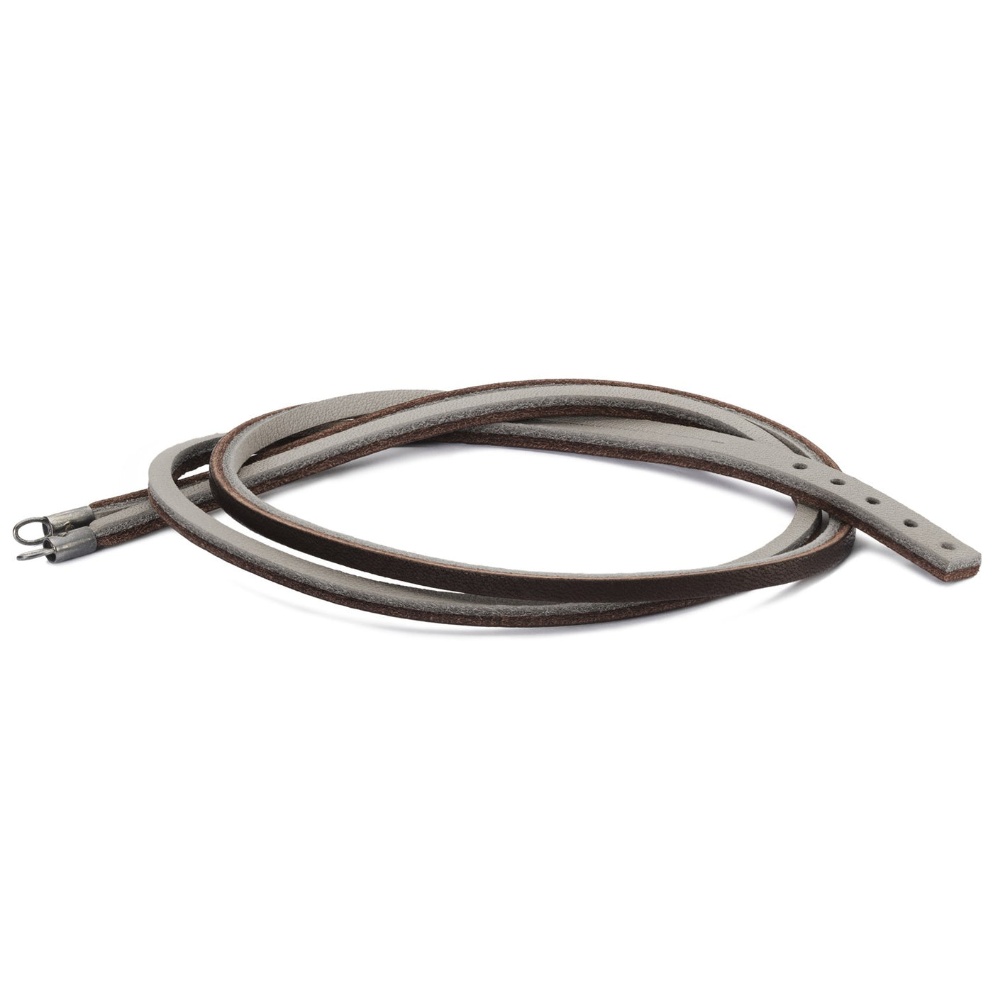 Lederarmband Braun/Hellgrau