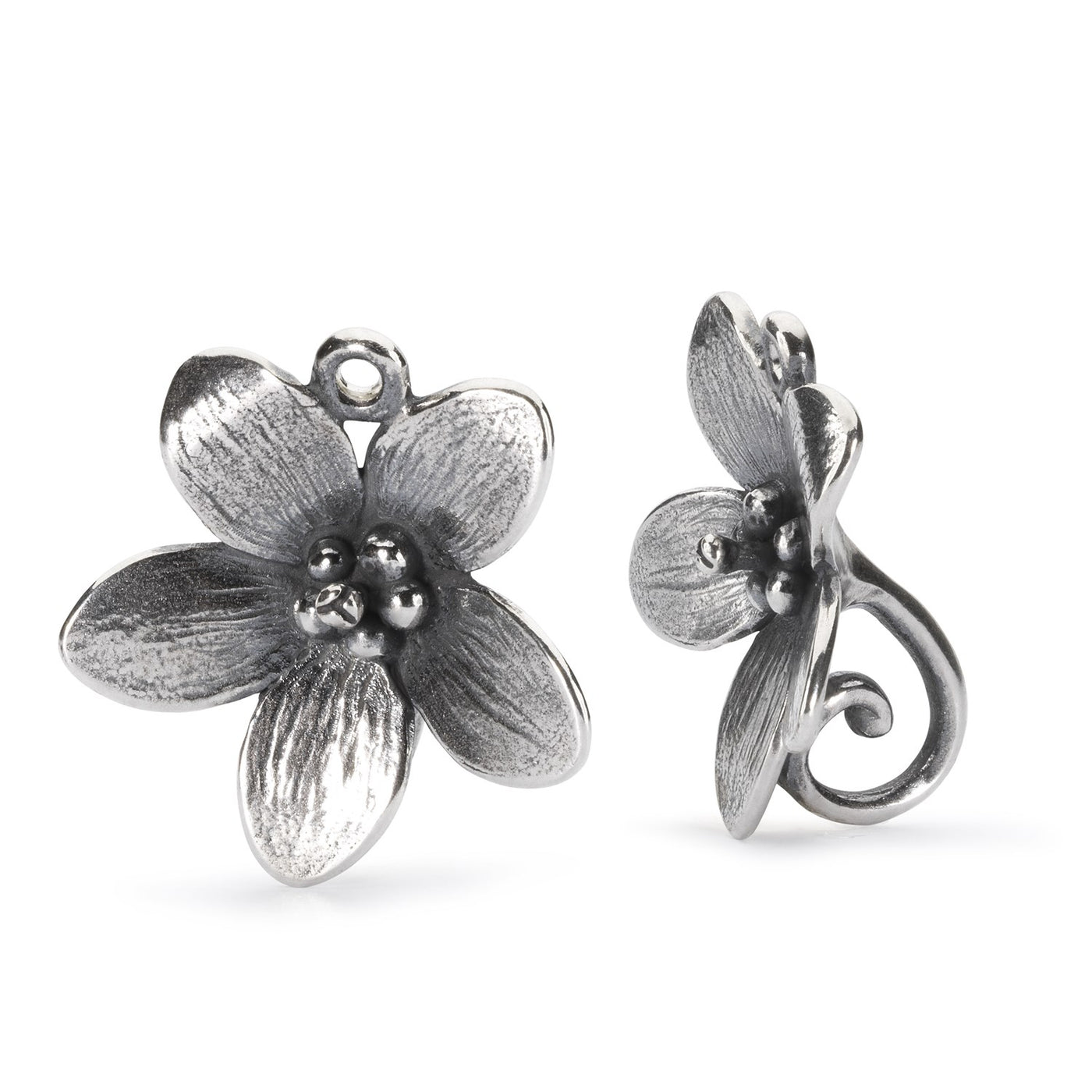 Troll Anemone Ohrringe mit Silber Ohrhaken
