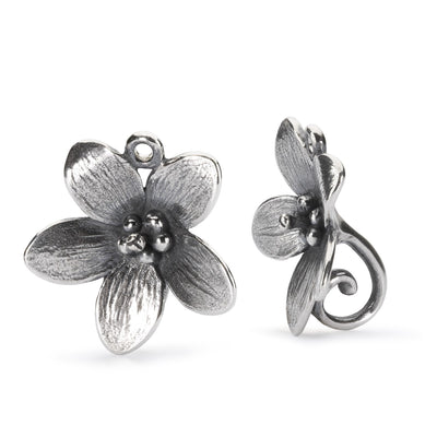 Troll Anemone Ohrringe mit Silber Ohrhaken