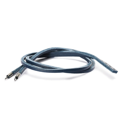 Lederarmband Dunkelblau, ohne Verschluss